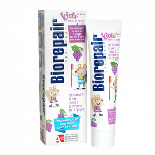 Biorepair Kids Grape Зубная паста с экстрактом винограда для детей от 0 до 6 лет