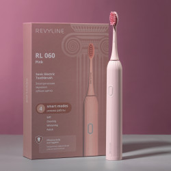 Электрическая звуковая зубная щётка Revyline RL 060 Pink