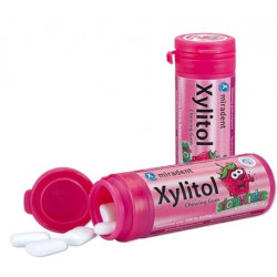 Жевательная резинка miradent Xylitol For Kids земляника