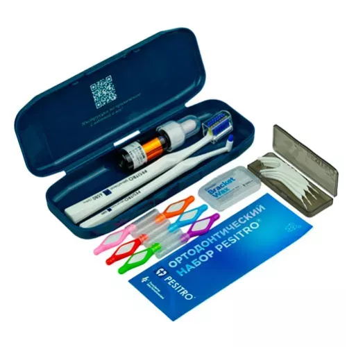 Ортодонтический набор Pesitro Стандарт ПЛЮС + индикатор налета Ортодонтический набор Pesitro Стандарт ПЛЮС + индикатор налета