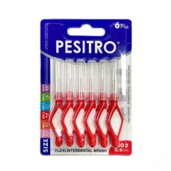 Pesitro Межзубные ёршики красные ISO (0.9мм) , 6шт