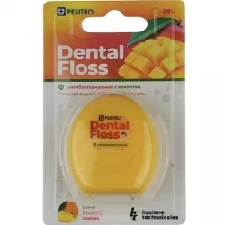 Pesitro Dental Floss / Детская расширяющаяся зубная нить с ксилитом, Манго