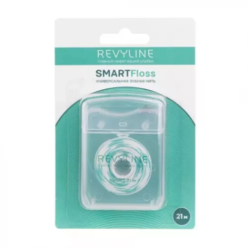 Зубная нить Revyline SmartFloss невощеная, 50 отрезков